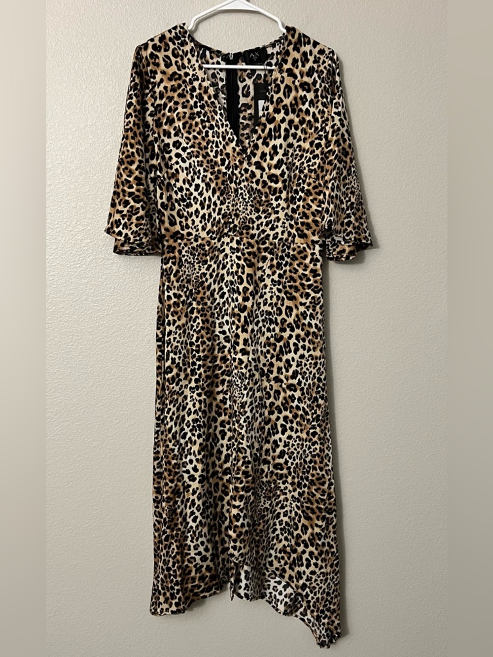 Armani Exchange Women’s Leopard Print Midi Dress | Size 10